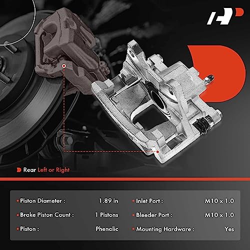 Disc Brake Caliper Assembly with Bracket Rear Driver and Passenger V114196