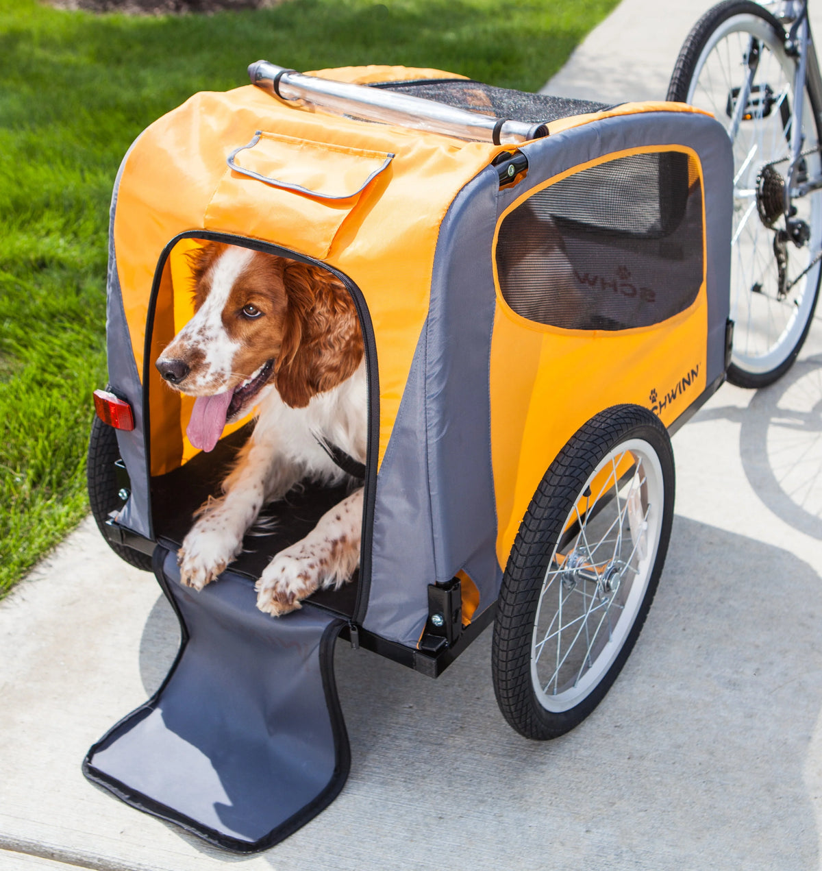 Orange Bike Pet Trailer W181