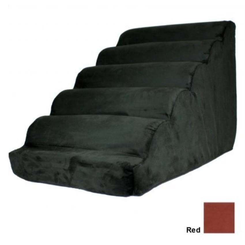Red Scalloped Pet Ramp M125