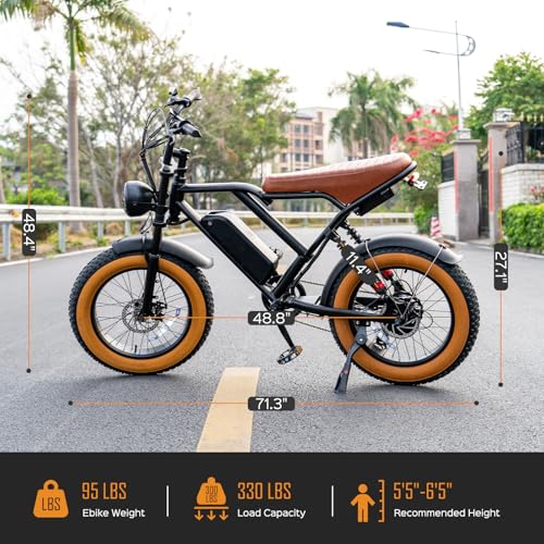 1000W 20" Fat Tire Electric Bike Z304