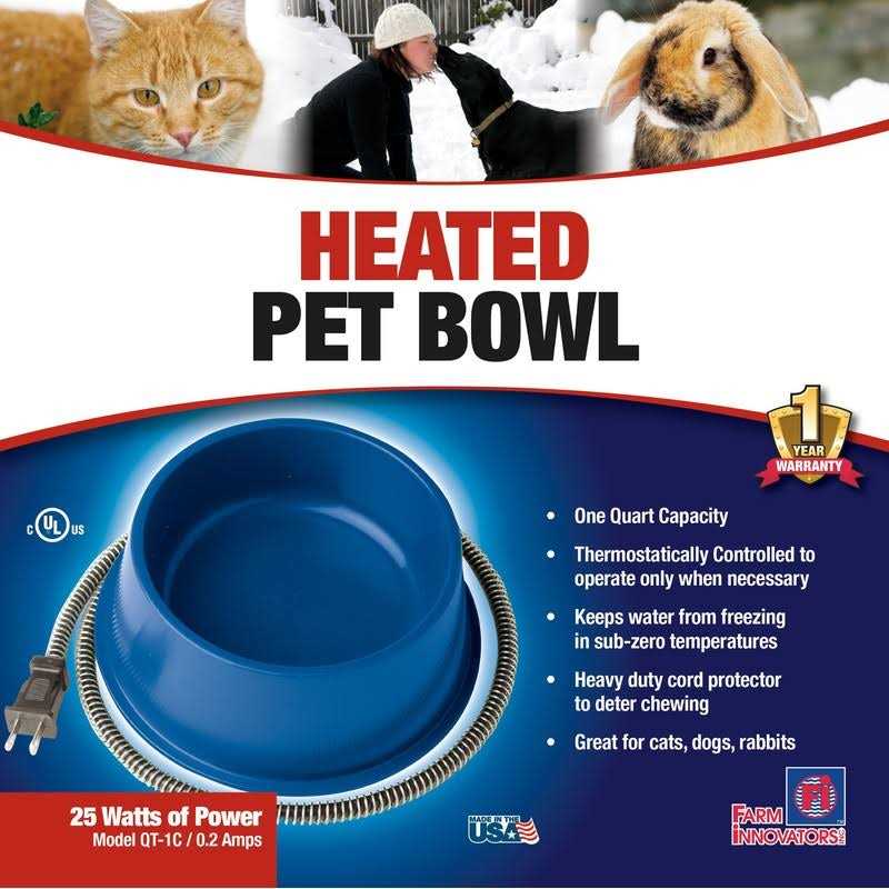 Plastic Heated Pet Bowl J993
