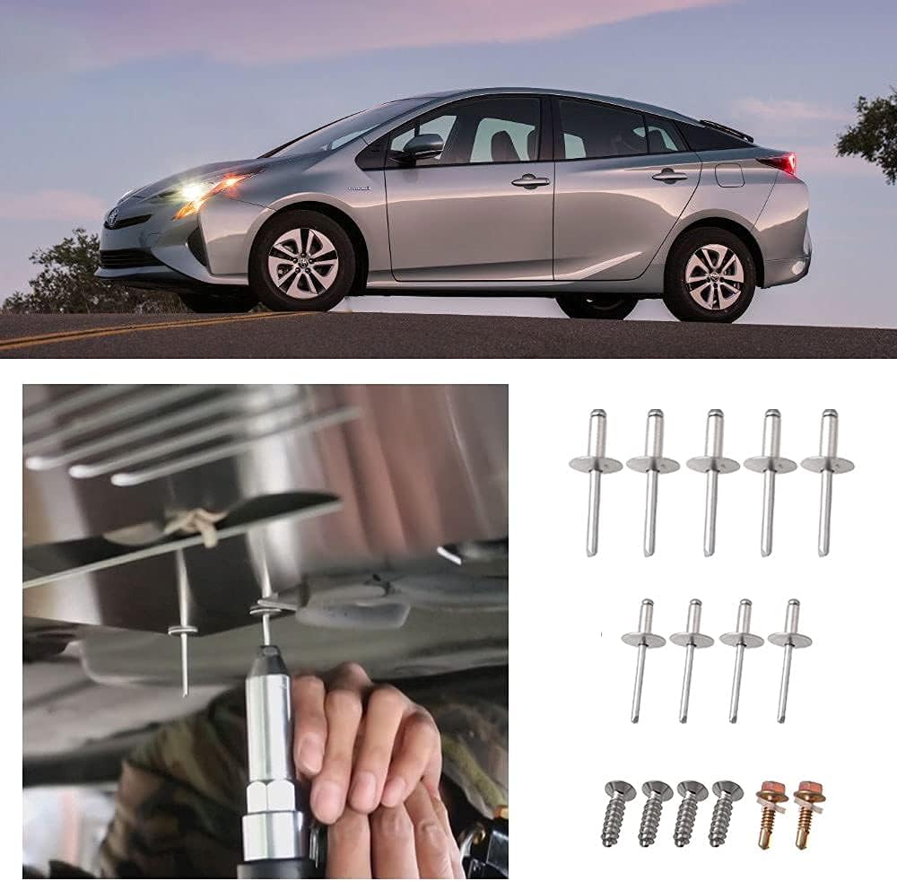 Catalytic Converter Protection Shield Aluminum Anti Theft Shield Car Security Silver A2367