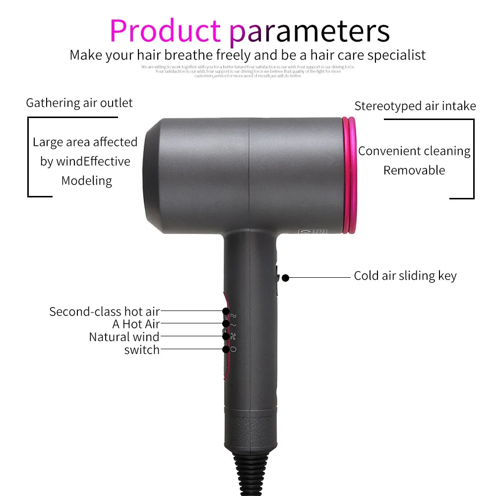 1800W Ionic Hair Dryer with Diffuser K706697