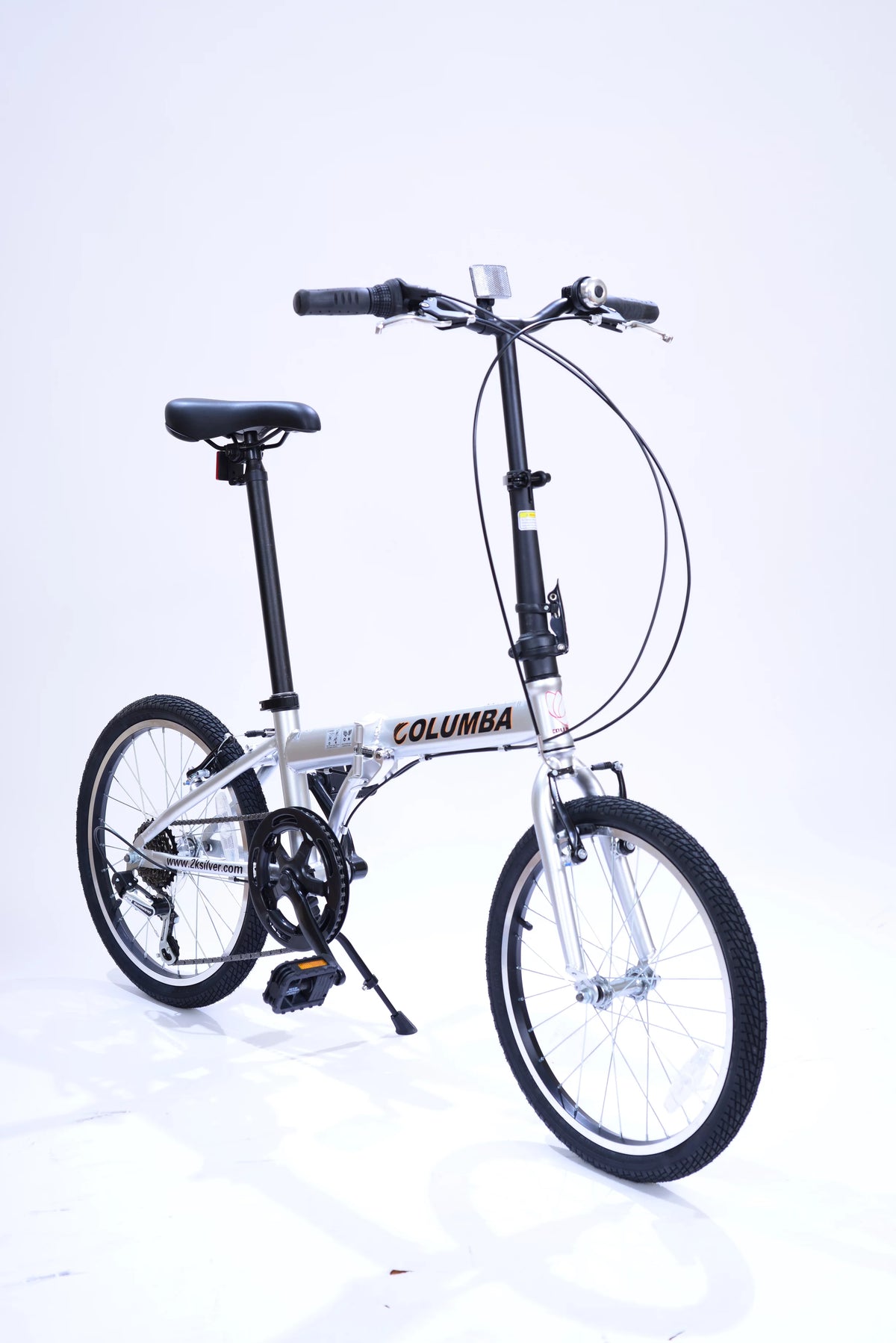 Folding Bike Silver K1469