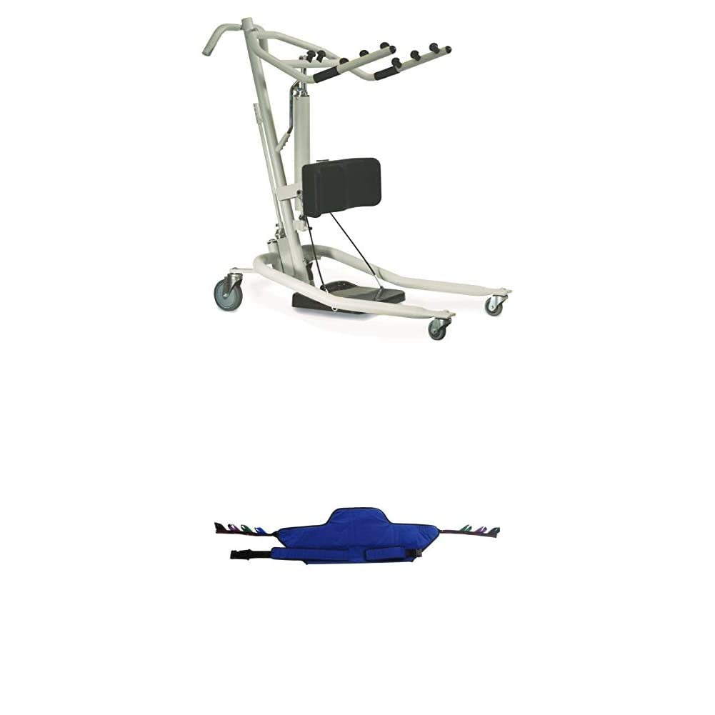 Hydraulic Stand-Up Patient Lift with Transfer Sling E957
