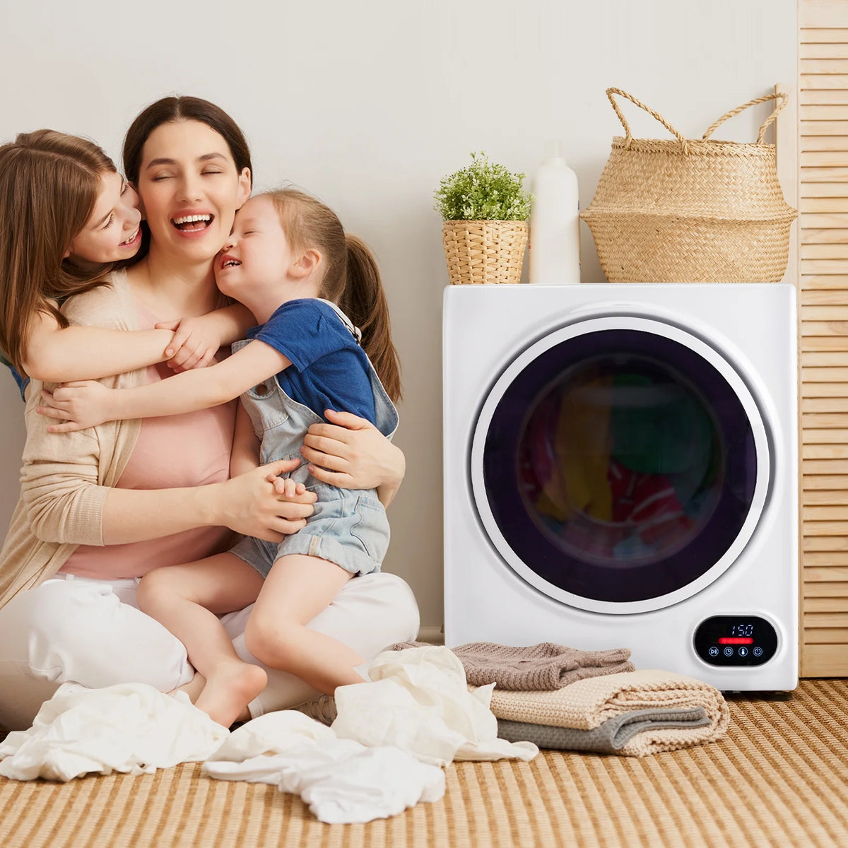 1.5 cu. ft. Compact Electric Dryer, White G834714
