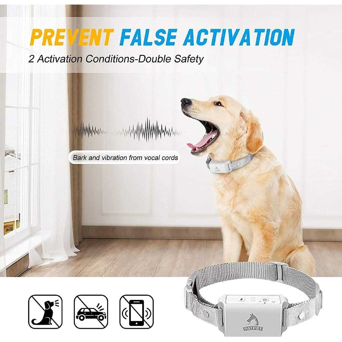 Anti-Bark Training Dog Collar A404