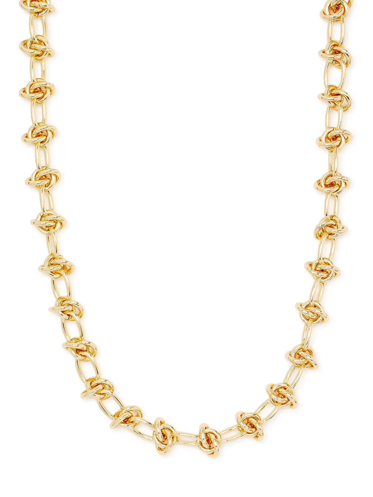 14KT Gold Oval Link Necklace R20225
