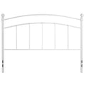 Queen Size White Open Vertical Headboard C35996