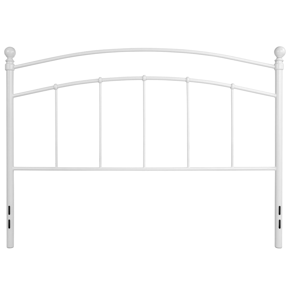 Queen Size White Open Vertical Headboard C35996
