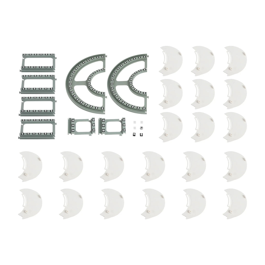 360° Manual Swivel Adjustable Dining Table F384