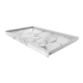 Single Threshold Shower Base in Calacatta White J631