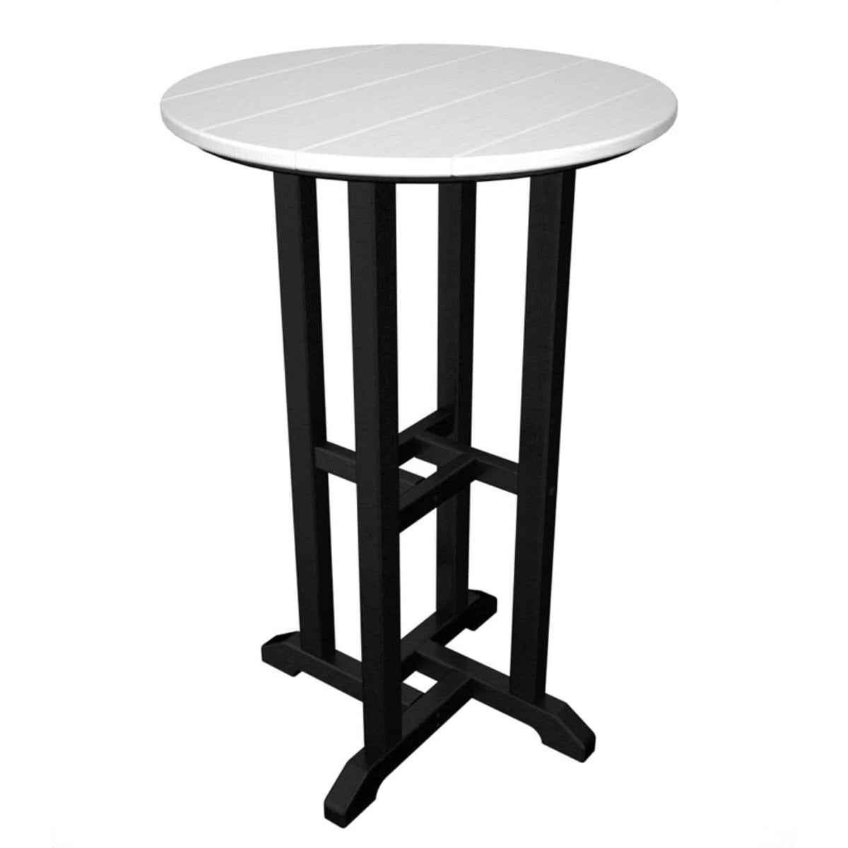 White Round Counter Table A614679