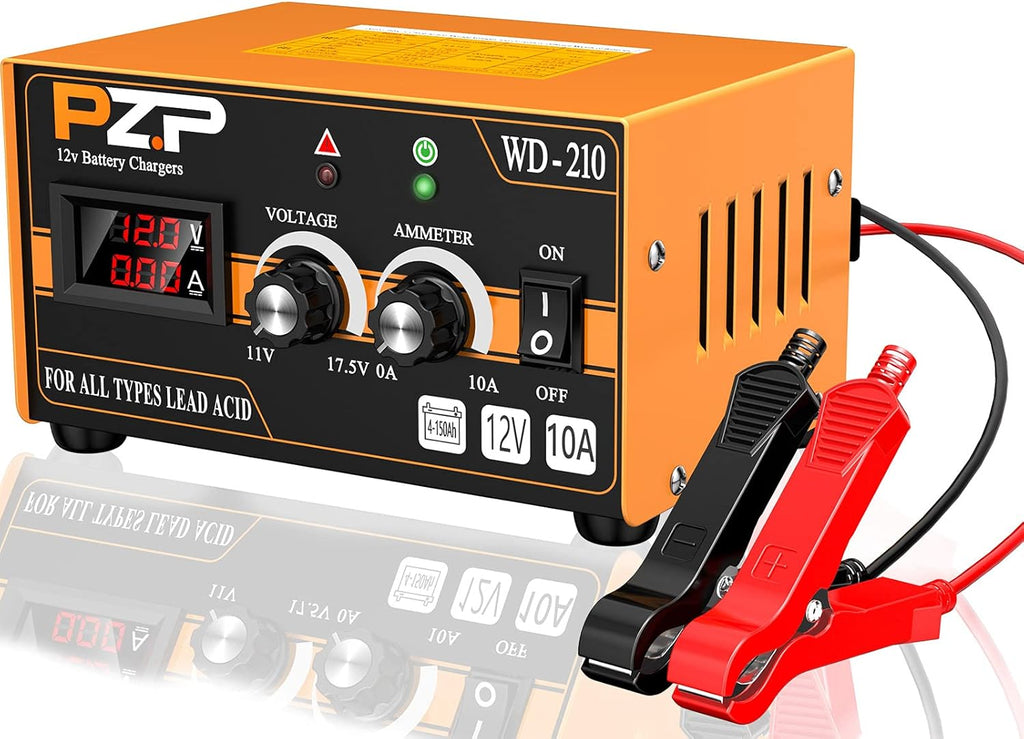 Manual Battery Charger 12V/24V Automotive Car Truck Boat Battery Chargers Maintainer Trickle Charger Z9424