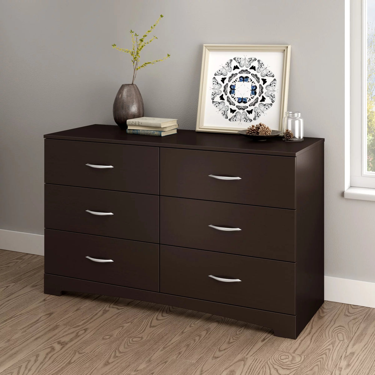 Gray Oak Dresser X8484