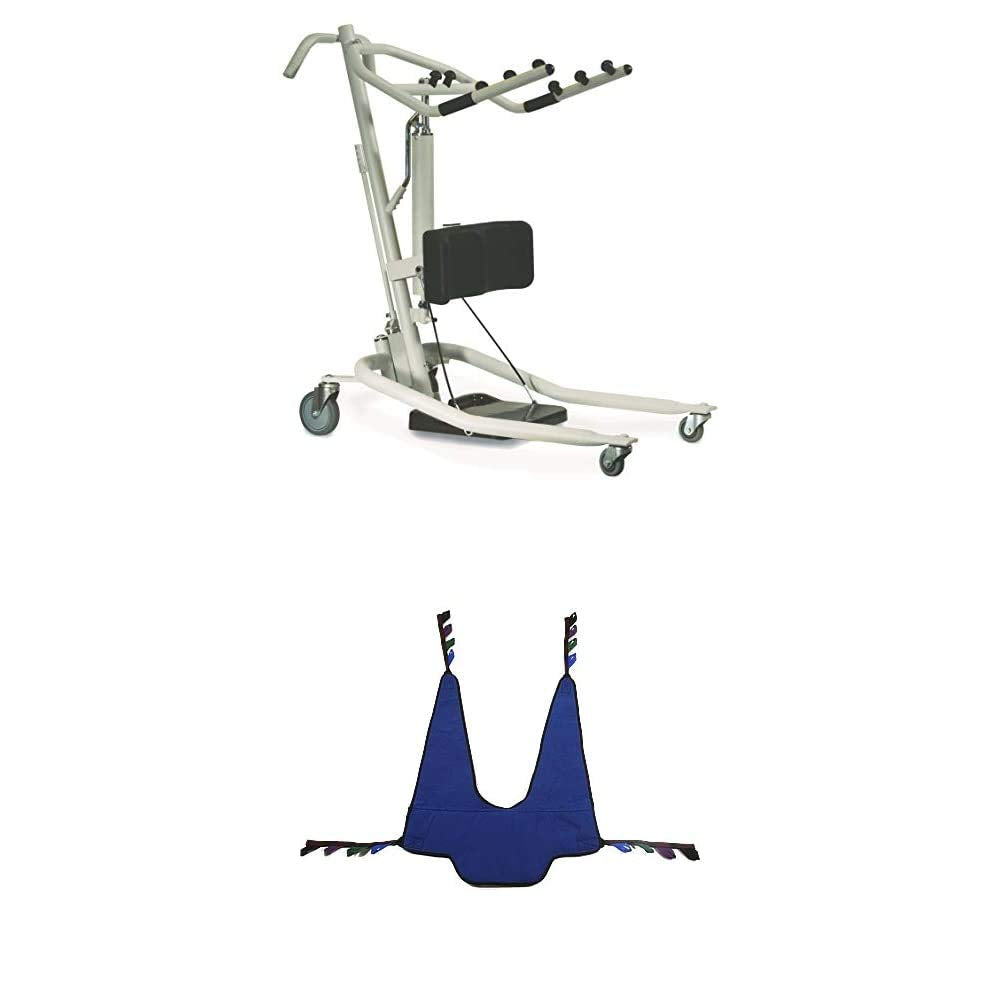 Hydraulic Stand-Up Patient Lift with Transfer Sling E957
