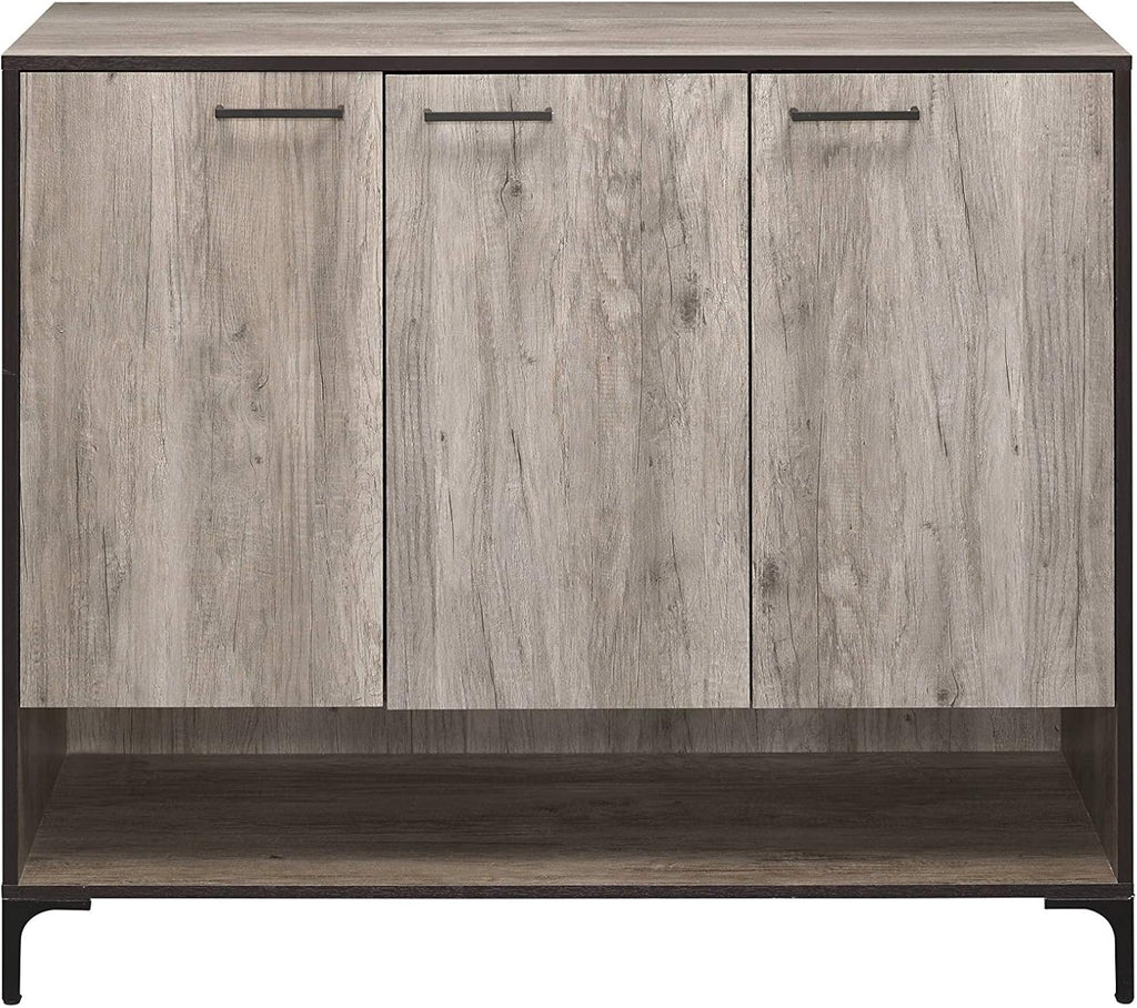 Rustic Gray Oak Cabinet R313