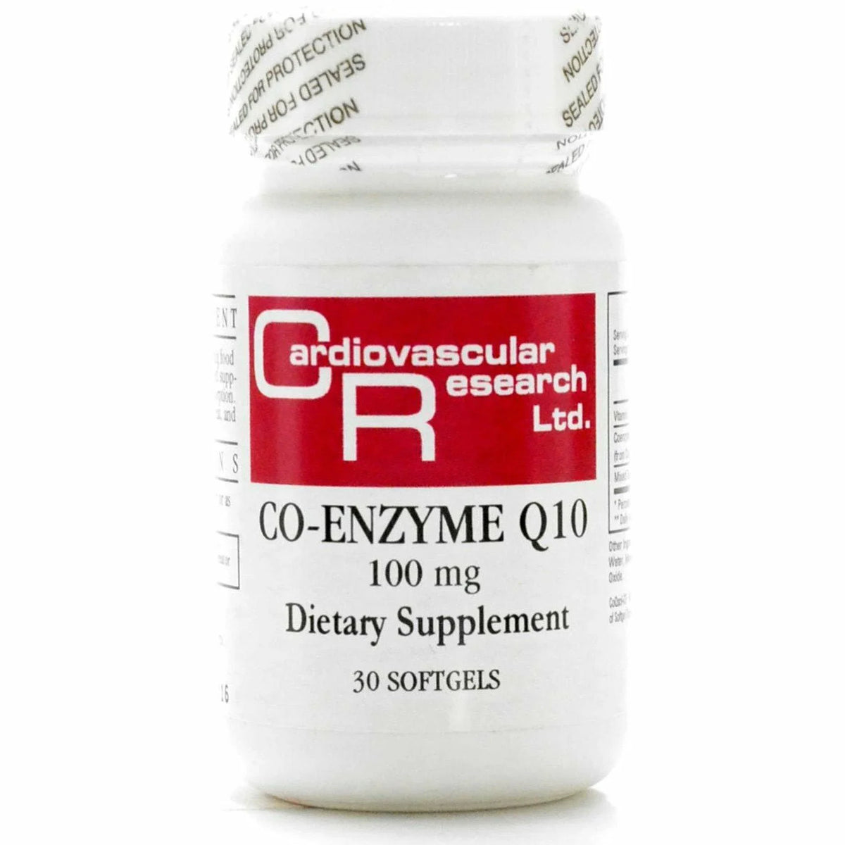 CoEnzyme Q10 100 mg 30 gels V47033