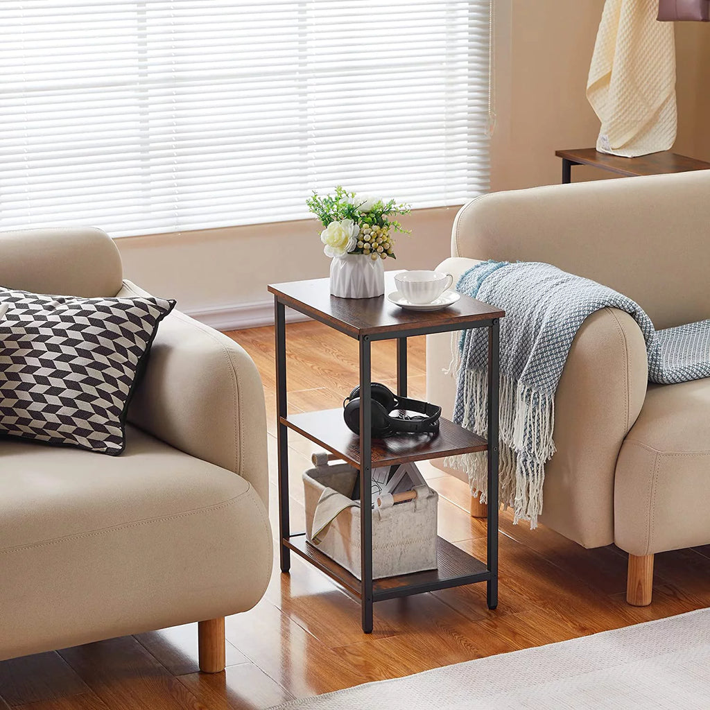3-Tier End Table with Storage Shelf Y759