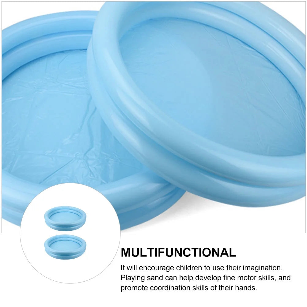 2Pcs Portable Inflatable Pool Plastic Sand Boxes O2048