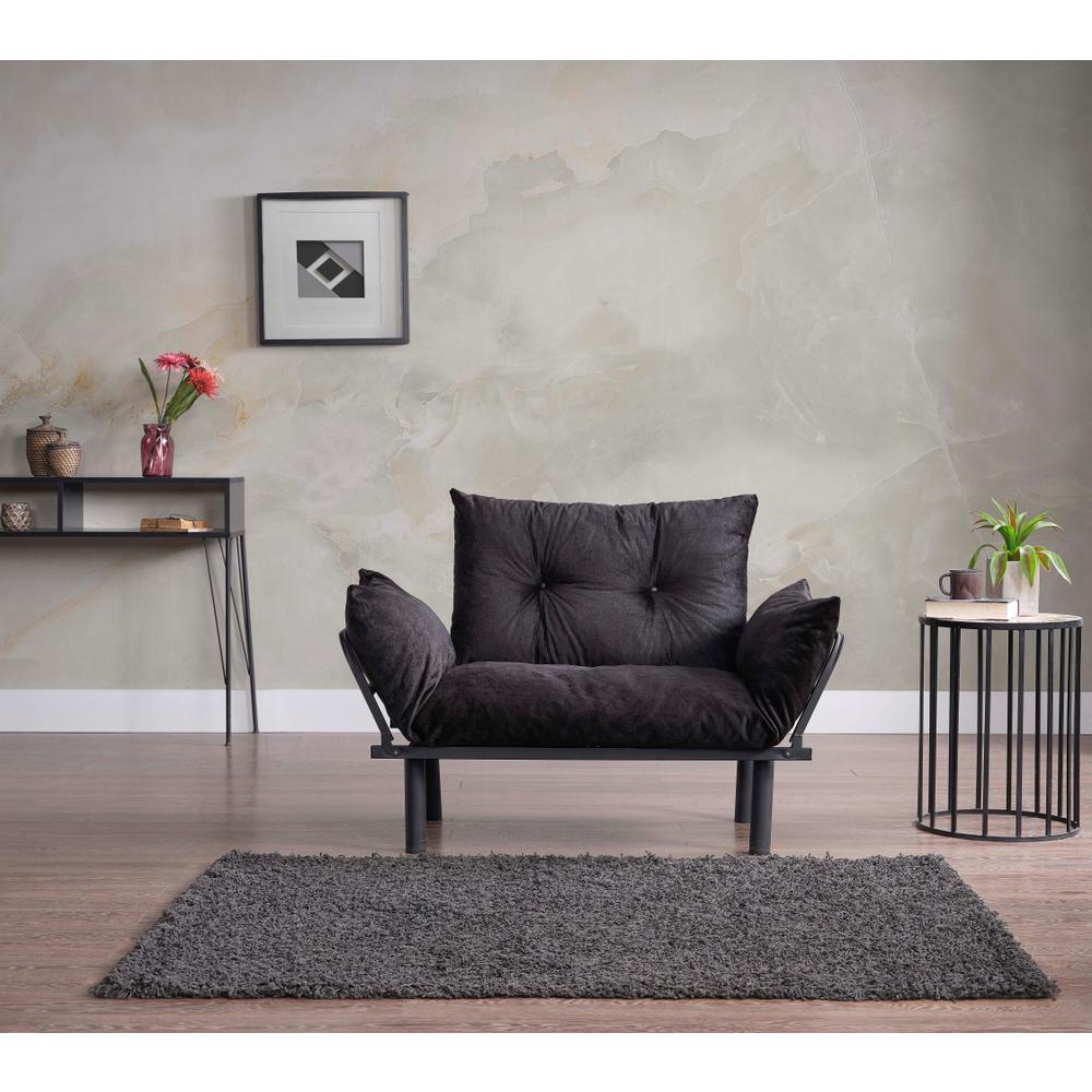 Black Loveseat W73542