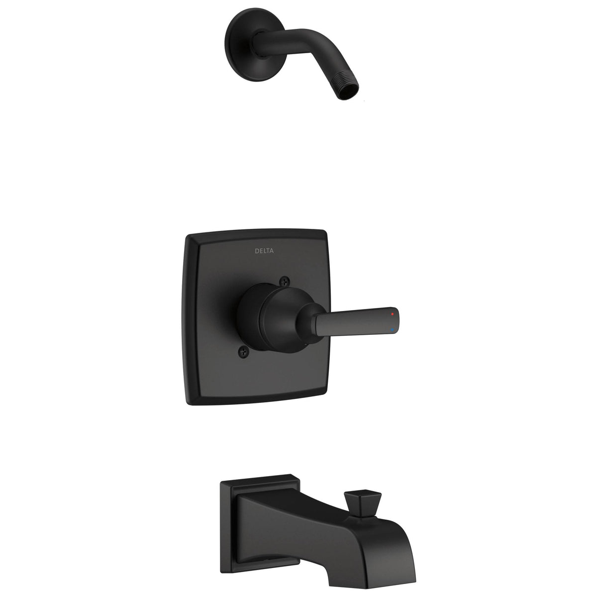 Matte Black Tub and Shower Trim X2466