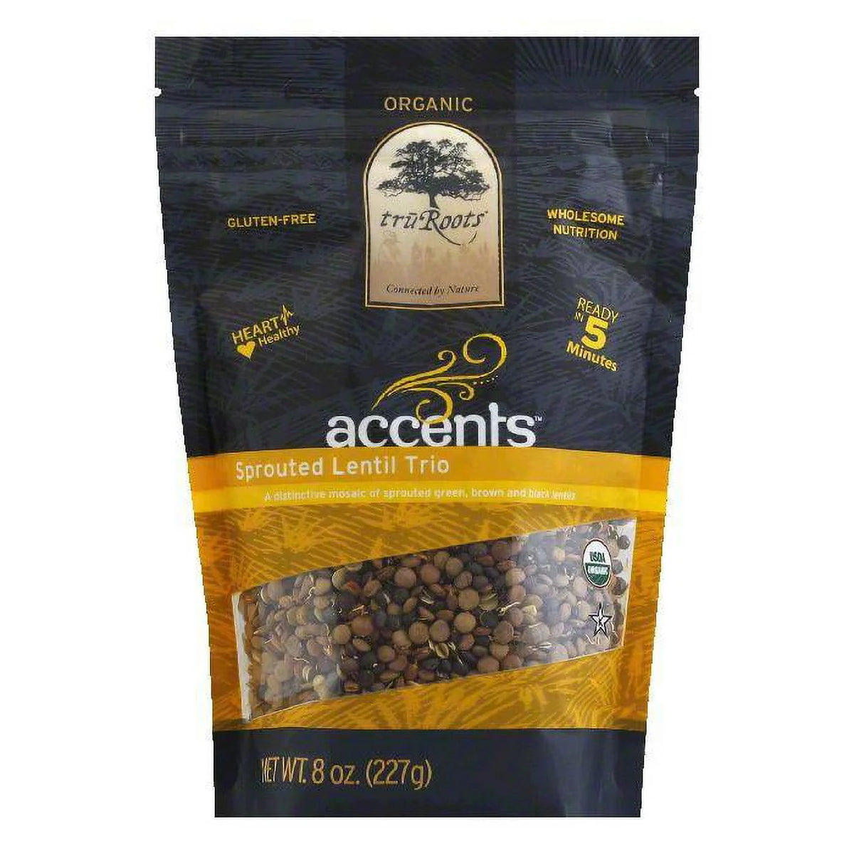 Organic Sprouted Lentil Trio, 8 Oz (Pack of 6) X9949