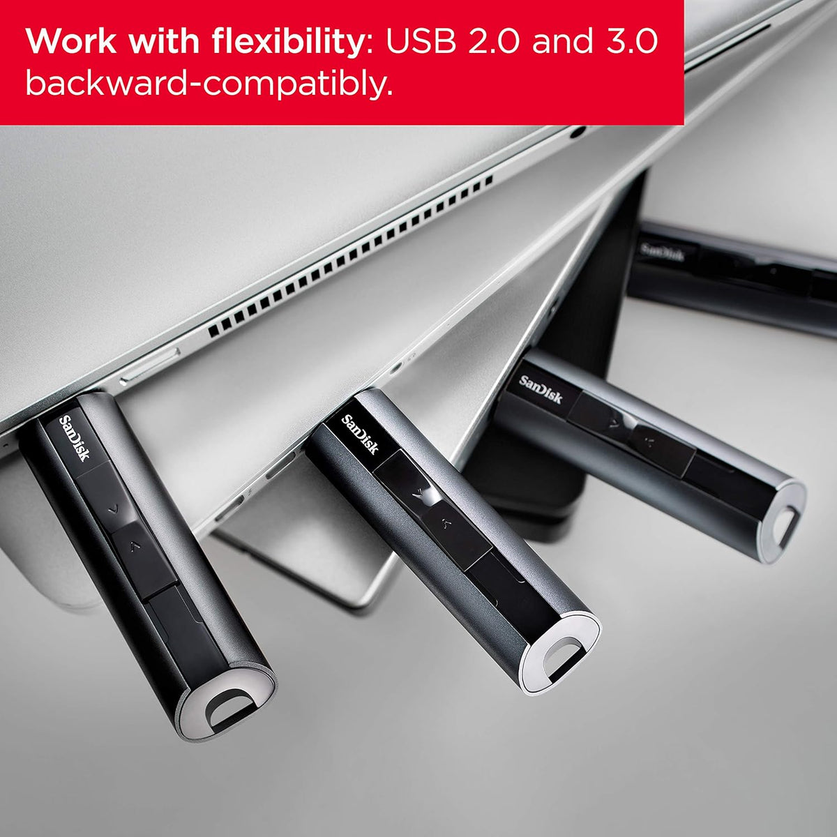 256GB USB 3.2 Solid State Flash Drive Pack of 2 Z43614
