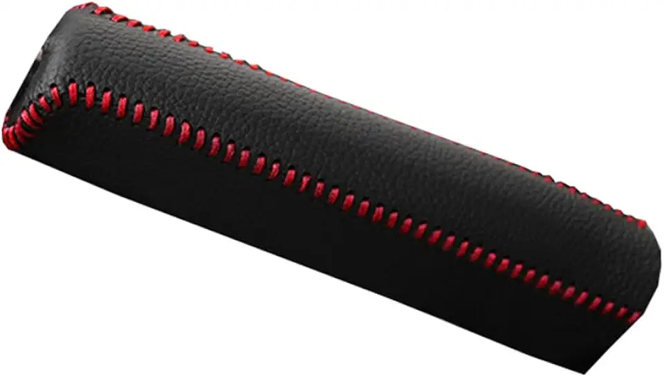 Leather Car Handbrake Cover Red J212
