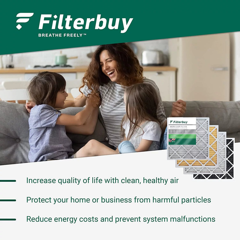 20x25x5 MERV 11 Pleated HVAC Air Filters 3-Pack Q78039