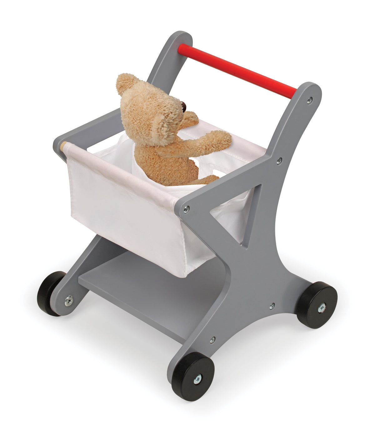 Doll Playset with Shopping Cart and Pretend Food E7030