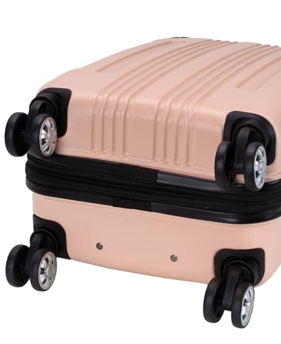 Hardside Expandable Spinner Luggage Multicolor Carry-On 20-Inch H398