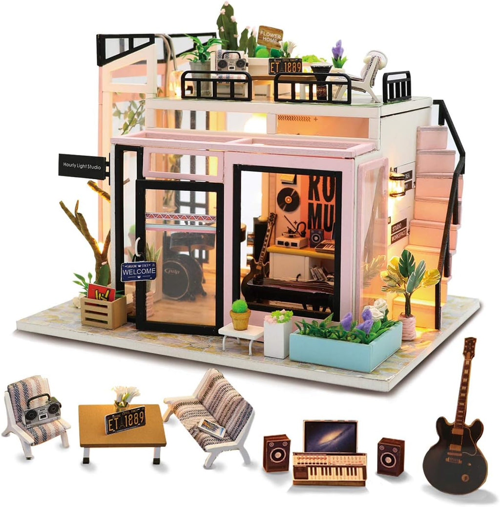 DIY Miniature Dollhouse Kit 1:24 Scale T596665