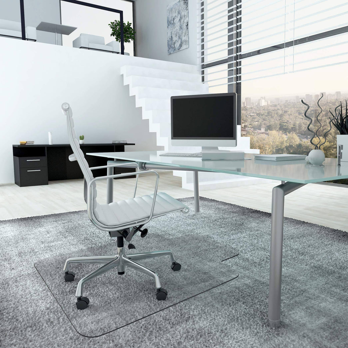Heavy Duty Office Chair Mat for Carpeted Floors X405276