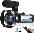 4K 60FPS 48MP Camcorder with Touch Screen WiFi and IR Night Vision W44281