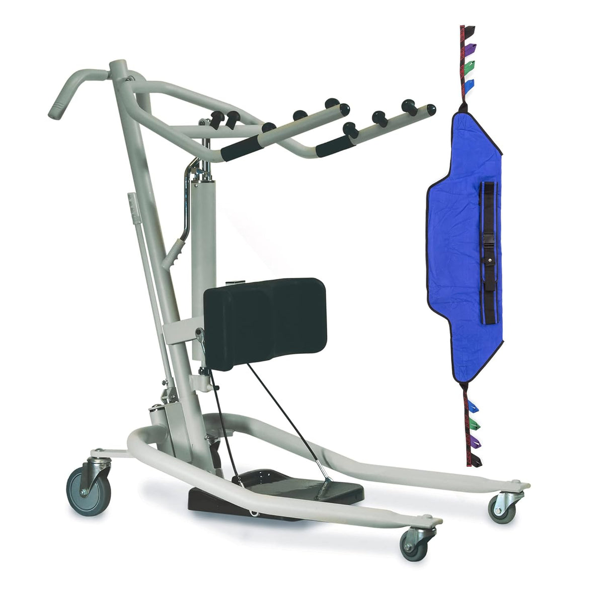 Hydraulic Stand-Up Patient Lift with Transfer Sling E957