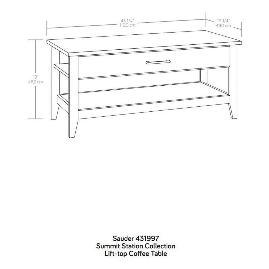Engineered Wood Lift-Top Coffee Table X76868