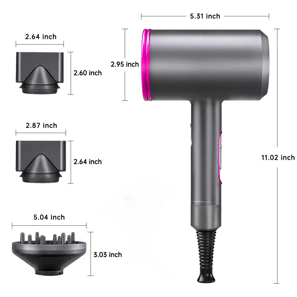 1800W Ionic Hair Dryer with Diffuser K706697