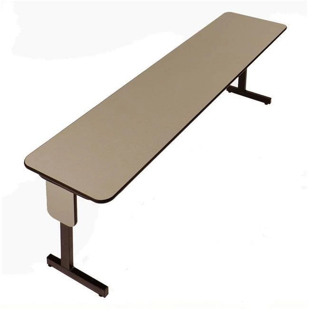 0.75 in. High Pressure Rectangular Folding Seminar Table with Panel Leg E5283