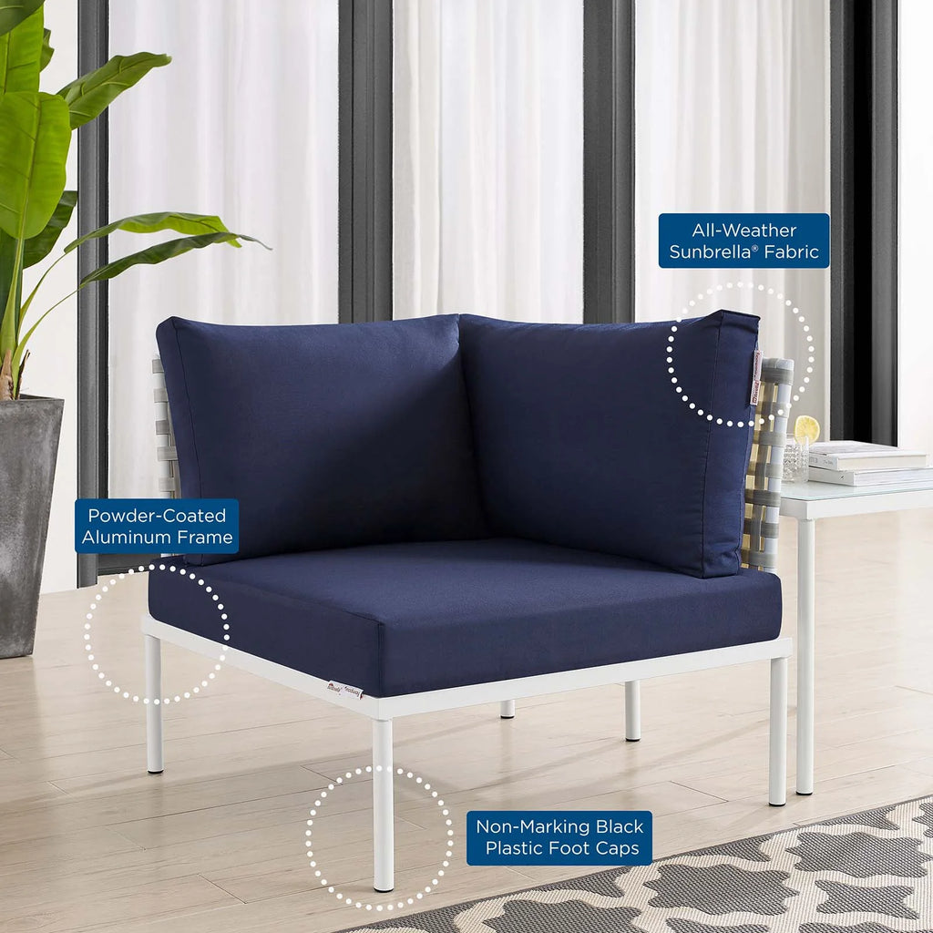Outdoor Patio Aluminum Corner Chair U42440