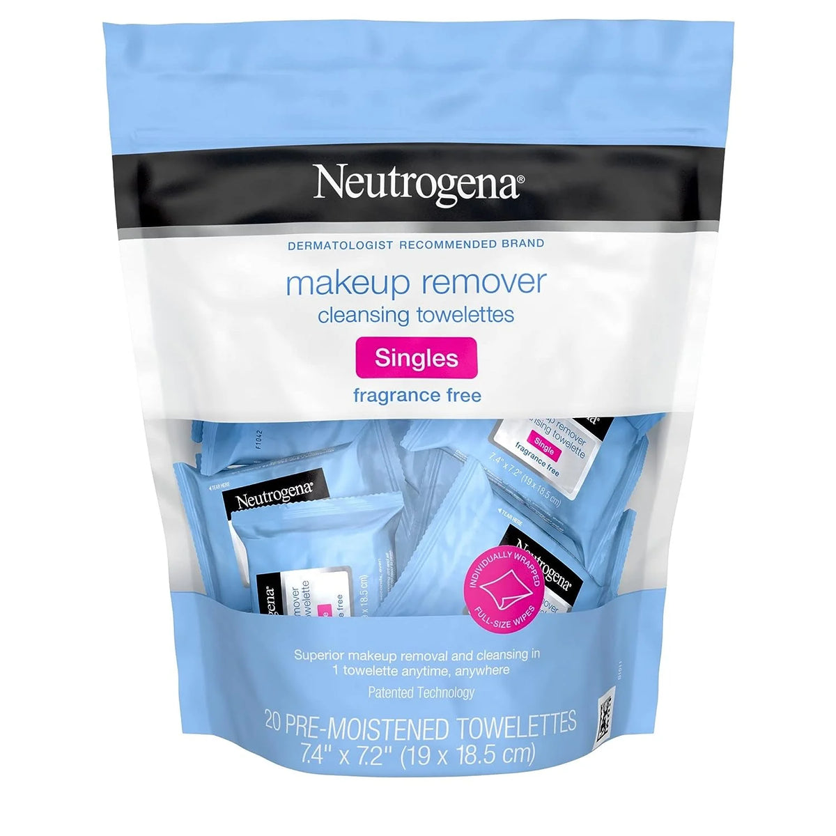Make up Remover Cleansing Towelttes 20 Ea 6 Pack Y95418