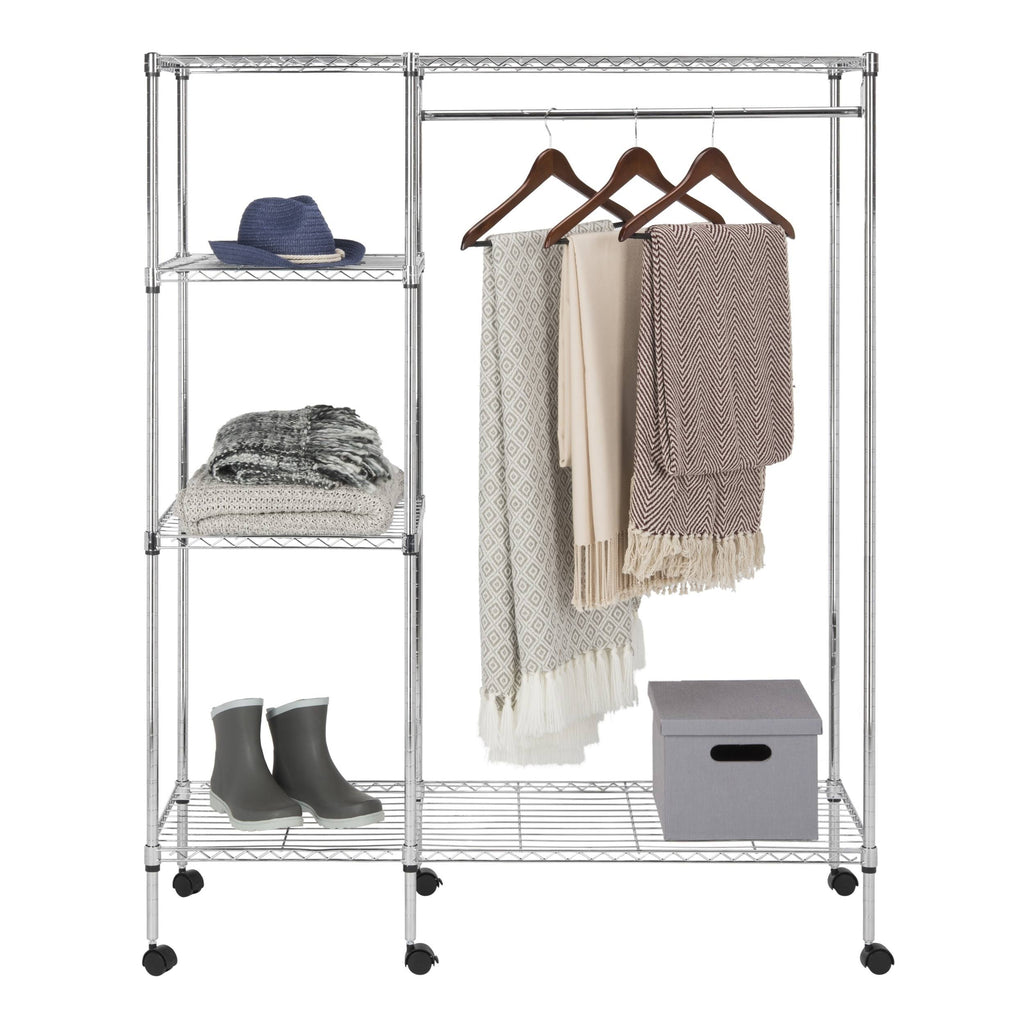 Chrome Wire Adjustable Garment Rack E5418