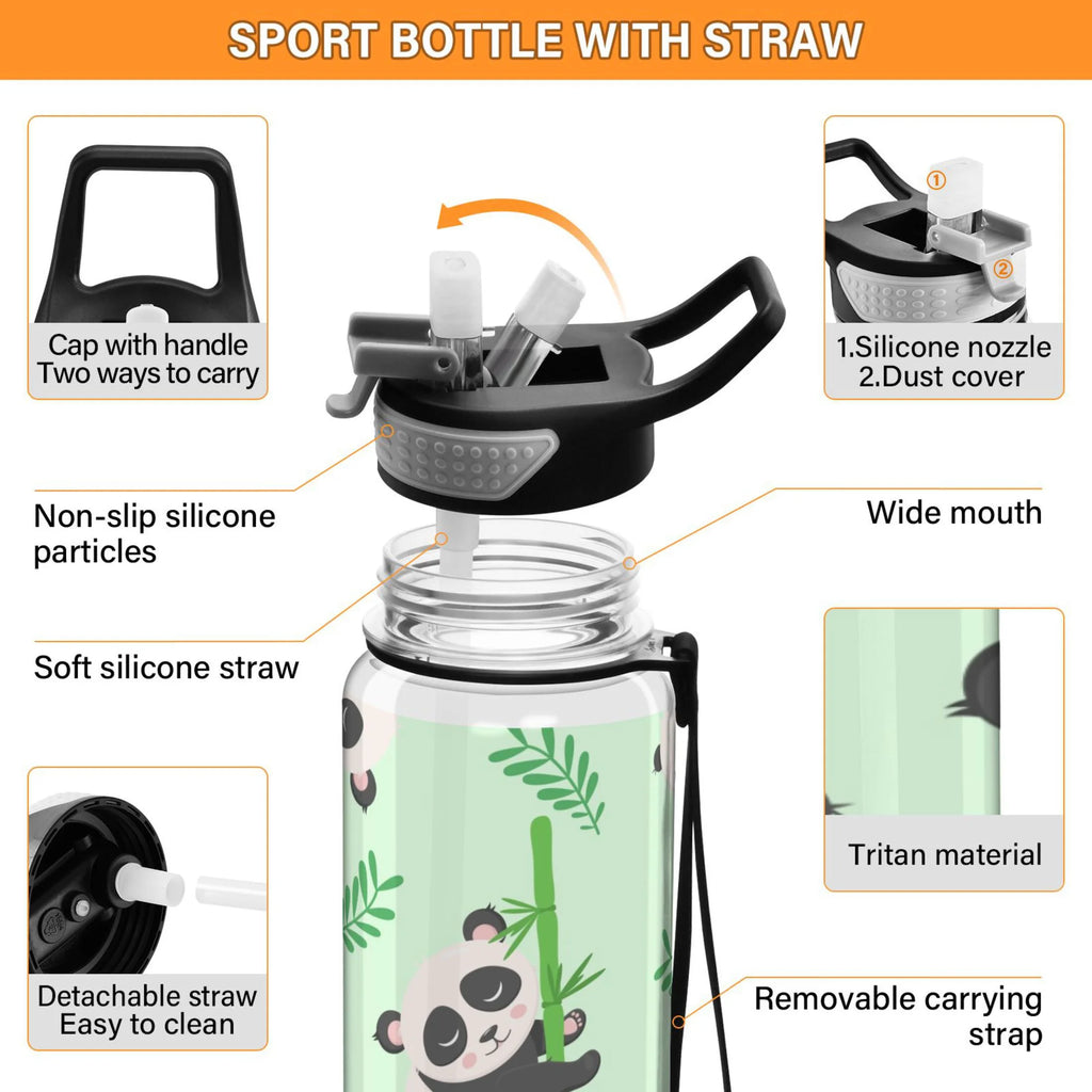 32oz Tritan Leakproof Water Bottle with Straw T275415
