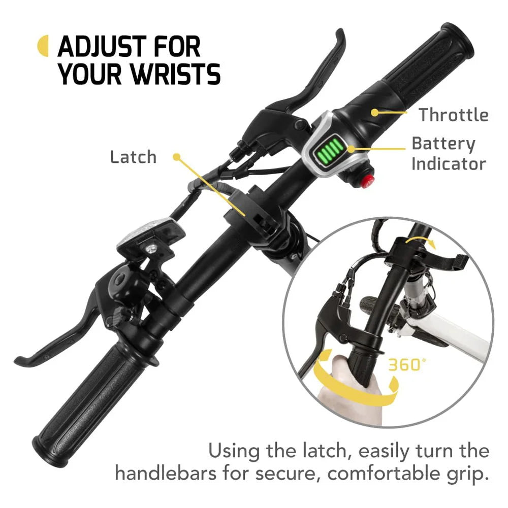 Lightweight Folding Electric Bike 14" 36V 250W with Pedals V627