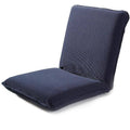 Navy Multiangle Floor Chair with Adjustable Back H127801