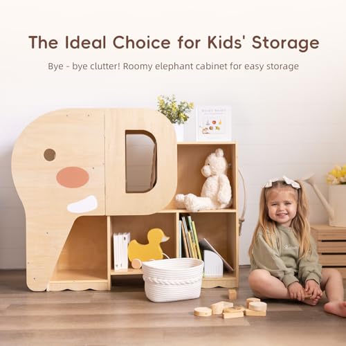 2-Tier Bookshelf and Toy Storage Organizer with Book Rack A692