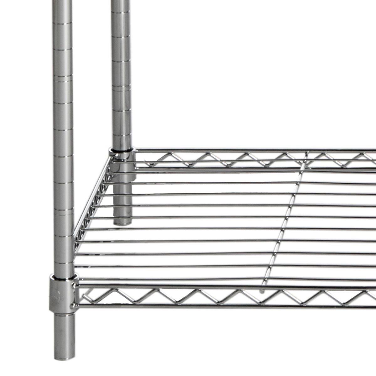 Chrome Wire Adjustable Garment Rack E5418