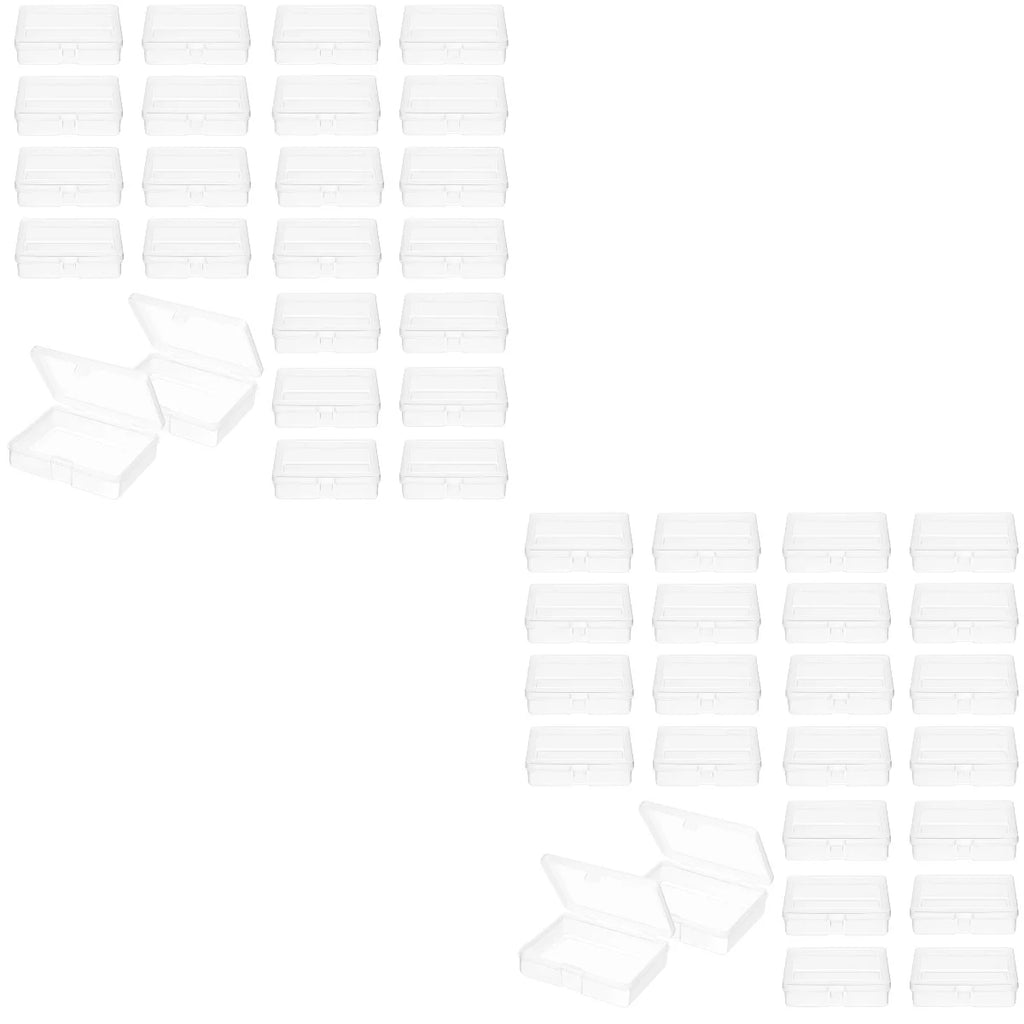 48 Pcs Clear Plastic Storage Boxes E1765