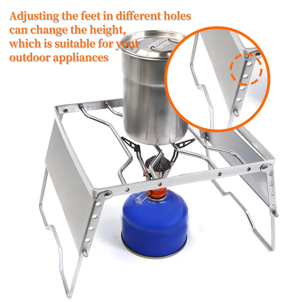 Folding Portable Charcoal Grill Stainless Steel BBQ P301