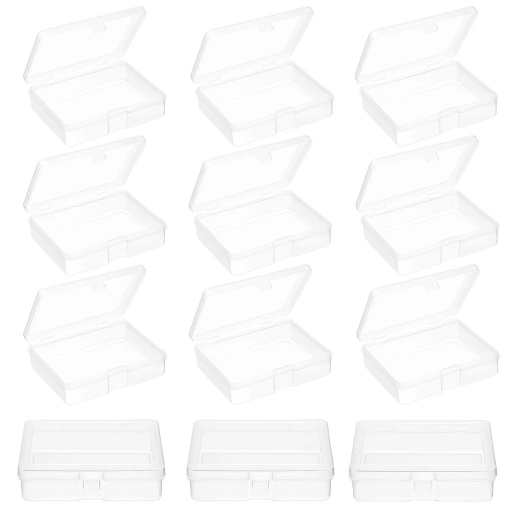48 Pcs Clear Plastic Storage Boxes E1765